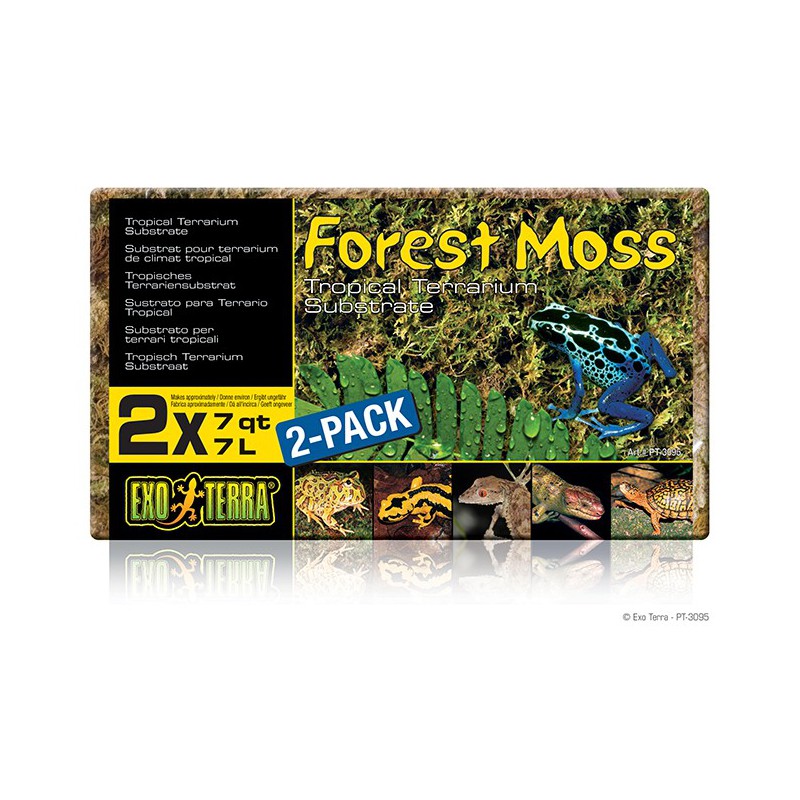 Sustrato Exo-Terra Forest Moss Terrarios Tropicales