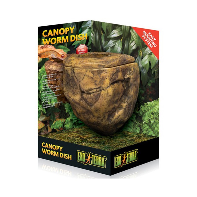 Exo-Terra Canopy Worm Dish - comedero para reptiles