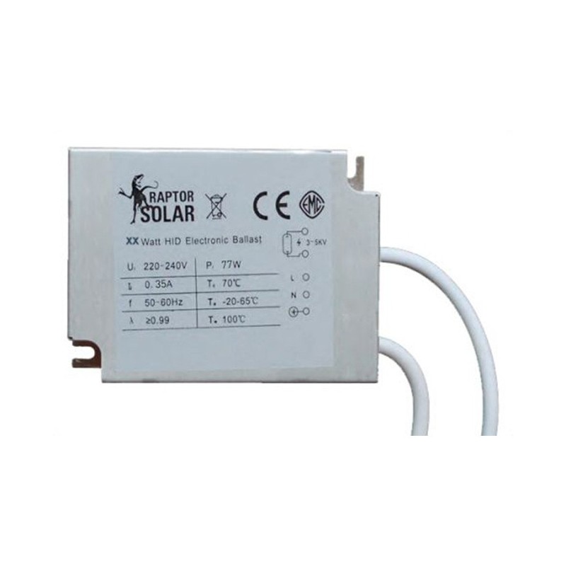 Balastro para Bombillas Solar Raptor HID-Lamp