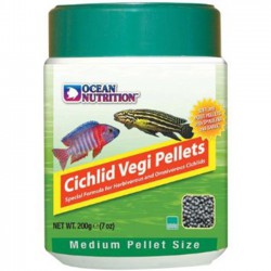 Ocean Nutrition Cichlid Vegi Pellets Medium - comida para peces herbívoros
