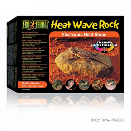 Exo-Terra Heat Wave Rock pequeña - piedra térmica para reptiles