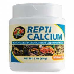 Zoo Med Repti Calcium without D3 - suplemento de calcio sin vitamina D3