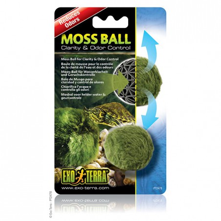 Exo-Terra Moss Ball - bola de musgo filtrante para terrarios