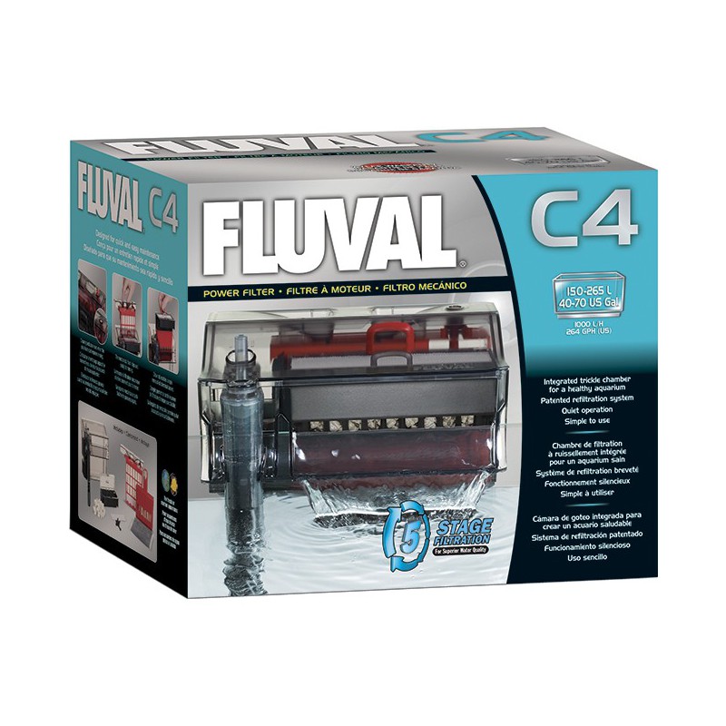 Fluval C4 - filtro de mochila para acuarios