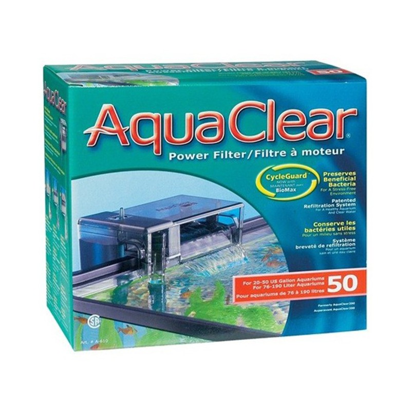 AquaClear 50 - filtro de mochila para acuarios