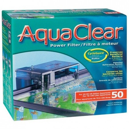 AquaClear 50 - filtro de mochila para acuarios