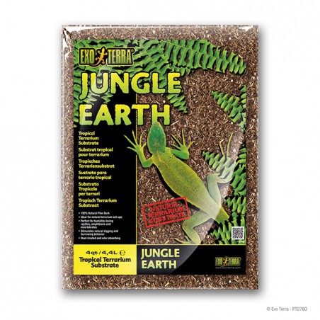 Exo-Terra Jungle Earth 4,4L - Sustrato para Terrarios Tropicales