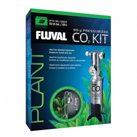 Fluval Kit CO2 95gr para acuarios de agua dulce