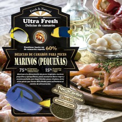 Azoo Ultra Fresh Marine Shrimp Patties S - alimento para peces marinos pequeños