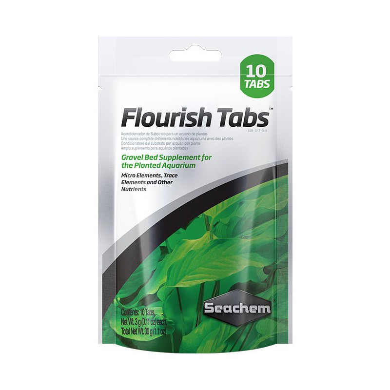 Seachem Flourish Tabs de 10 tabletas