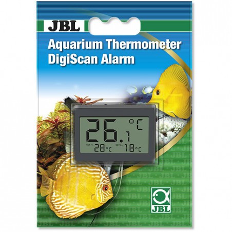 Termómetro digital JBL con función de alarma para acuarios