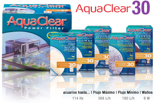 AquaClear 30 - filtro de mochila para acuarios